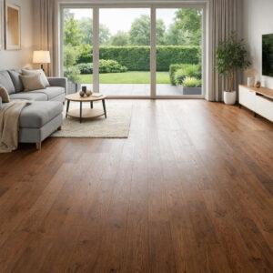 Dvoslojni gotovi parket Hrast Rustikal Dark coco